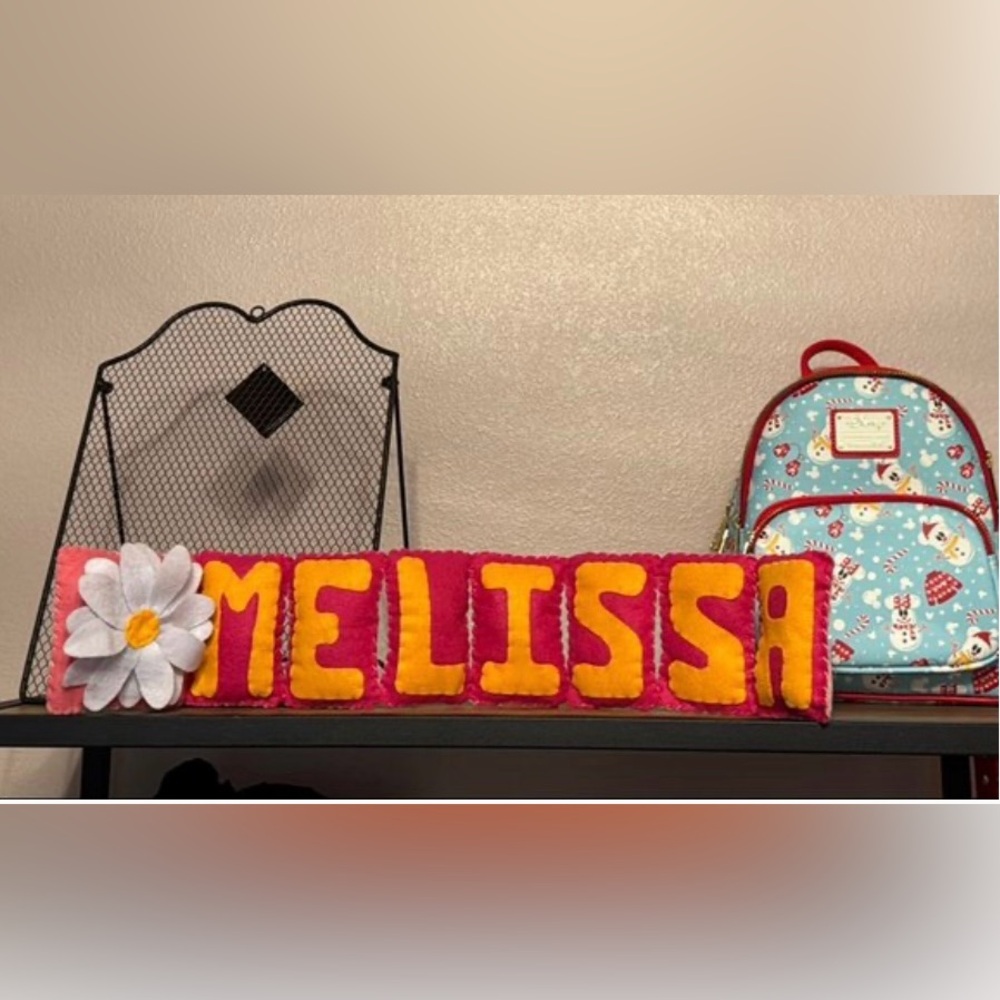 COPY - Custom Pink and Yellow Name Decor